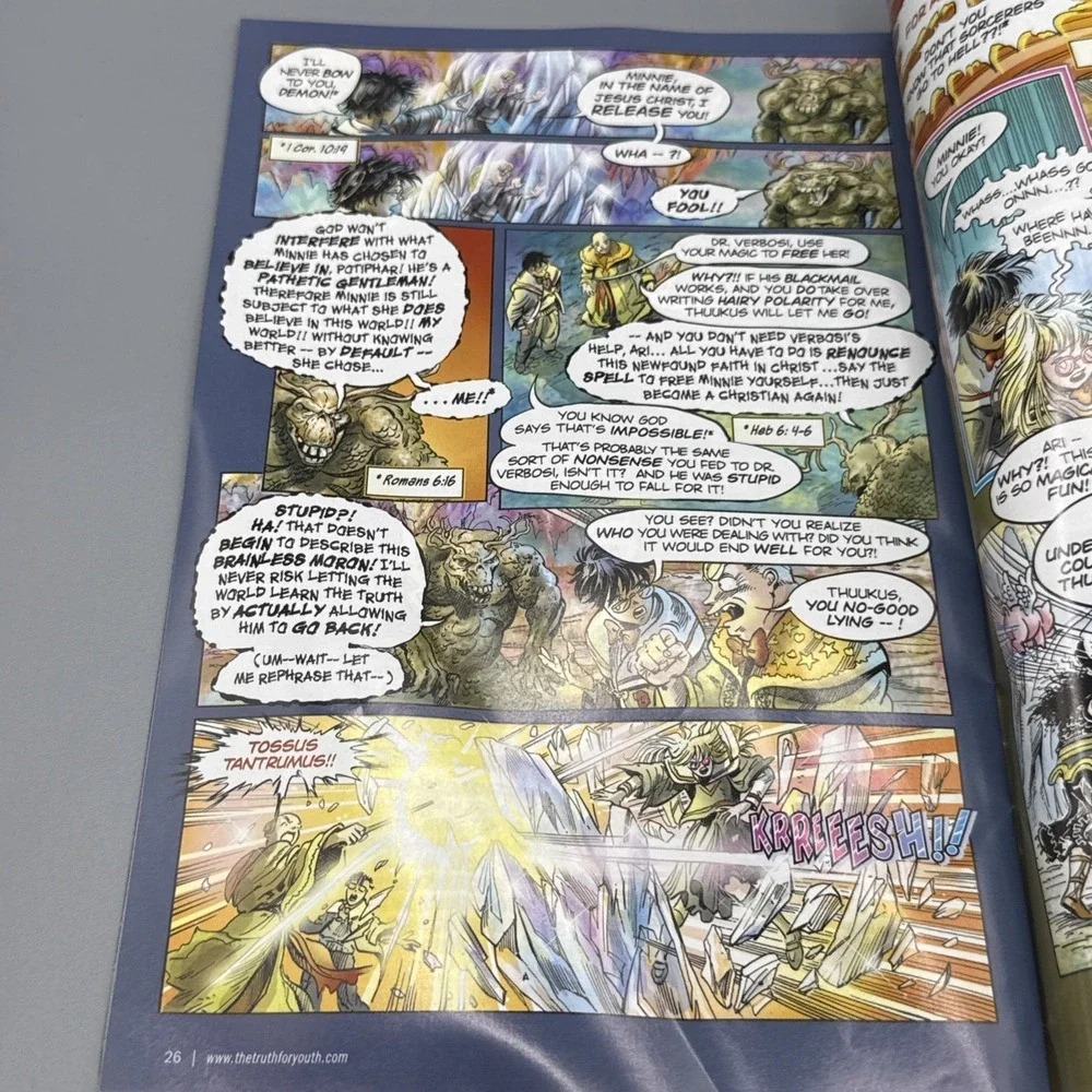 Hairy‎ Polarity And The Sinister Sorcery Satire Comic Book Wizard Magic